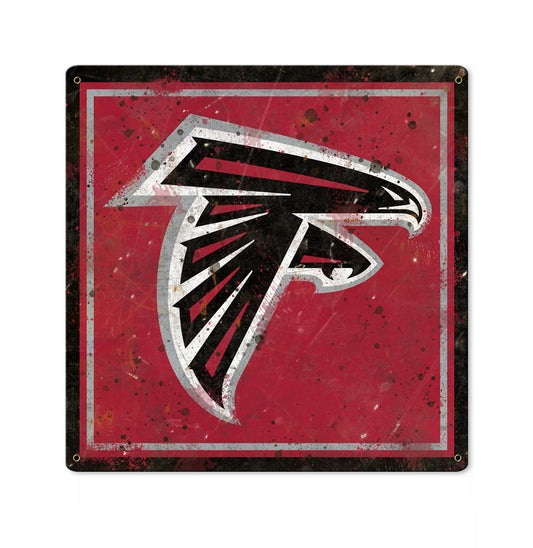 Atlanta Falcons Wall Art, Metal Sign, NFL