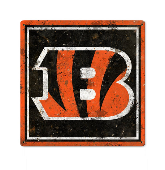 Cincinnati Bengals Wall Art, Metal Sign, NFL