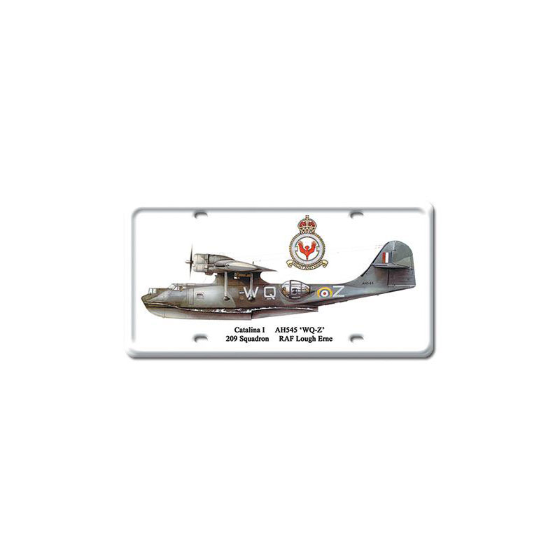 Catalina I, Aviation, License Plate, 6 X 12 Inches