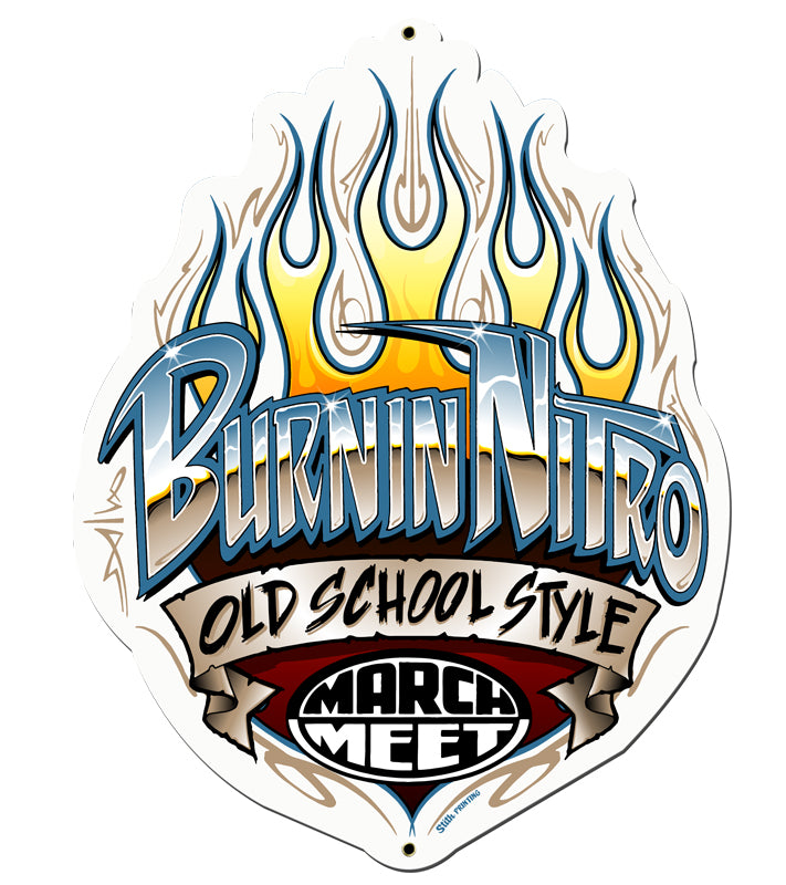BURNIN NITRO, Featured Artists/Famoso, Plasma, 18 X 13 Inches