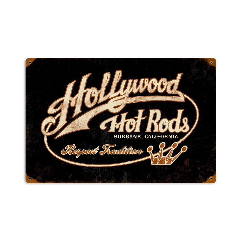 Respect Oval, Automotive, Vintage Metal Sign, 18 X 12 Inches