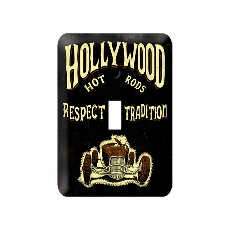 Roadster Respect, Automotive, Switch Plate, 3 X 5 Inches