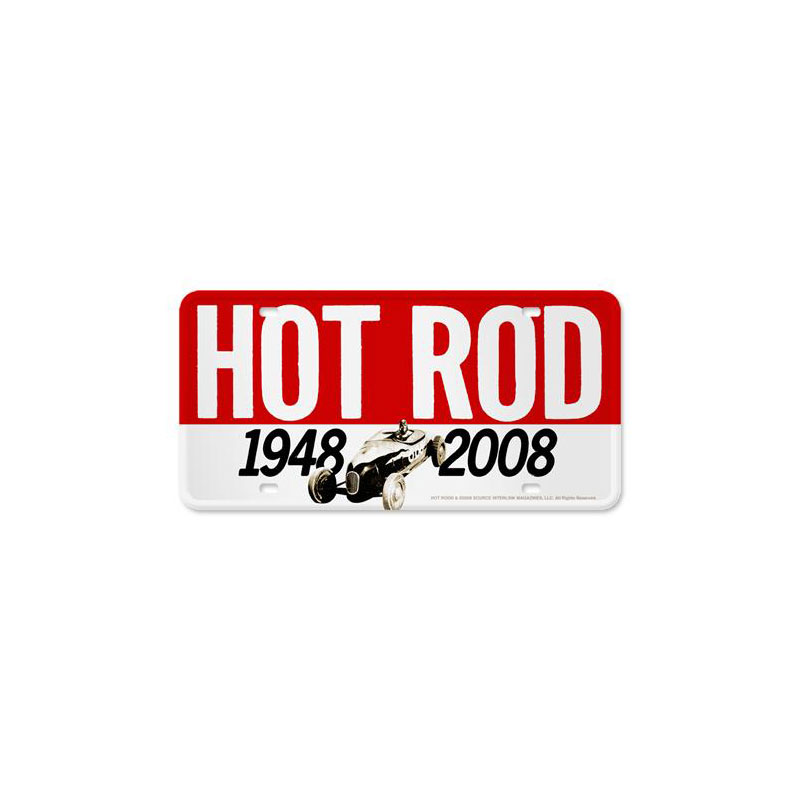 60th Anniversary, Automotive, License Plate, 12 X 6 Inches