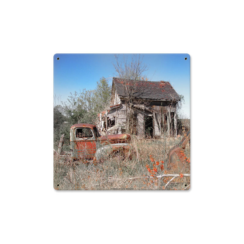 AIF026, Home & Garden, Metal Sign, Wall Art, 12 X 12 Inches
