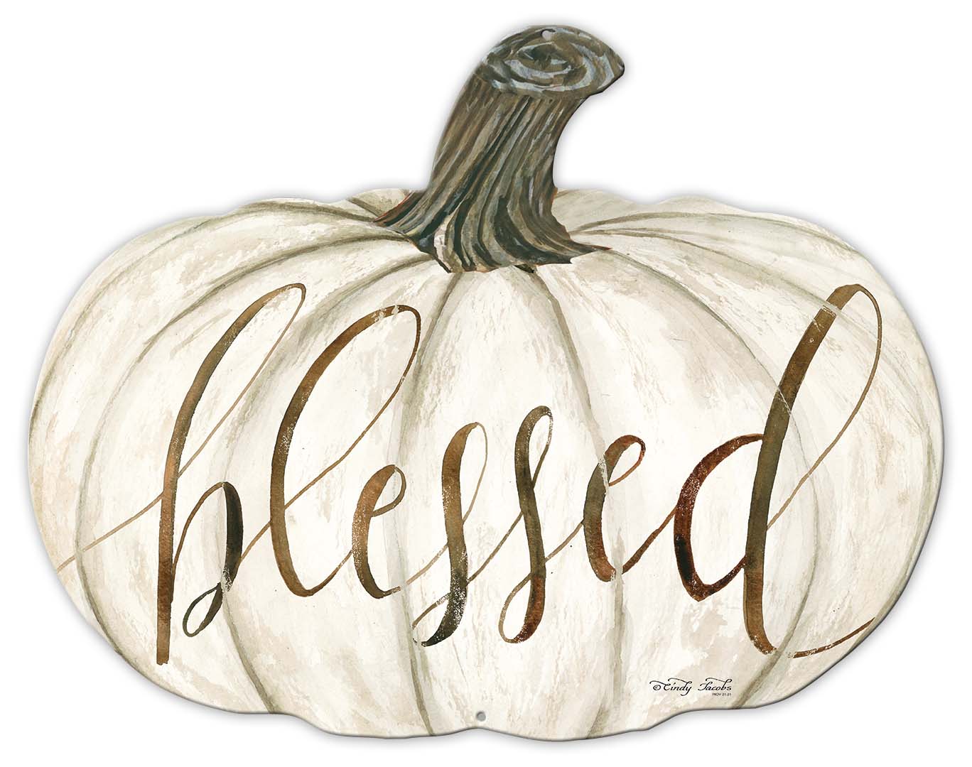 PUMP Blessed, Home & Garden, Metal Sign, Wall Art, 18 X 14 Inches