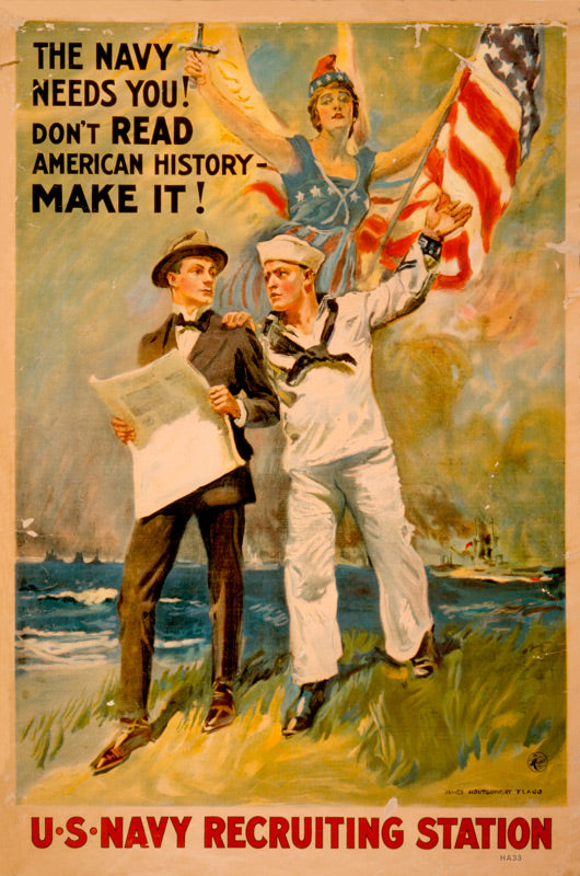 Join The Navy Vintage Sign, Military, Metal Sign, Wall Art, 12 X 18 Inches