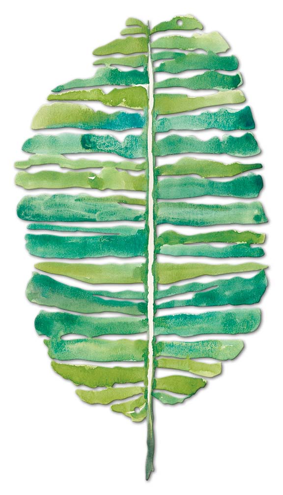 Banana Leaf Vintage Sign, Home & Garden, Metal Sign, Wall Art, 7 X 13 Inches