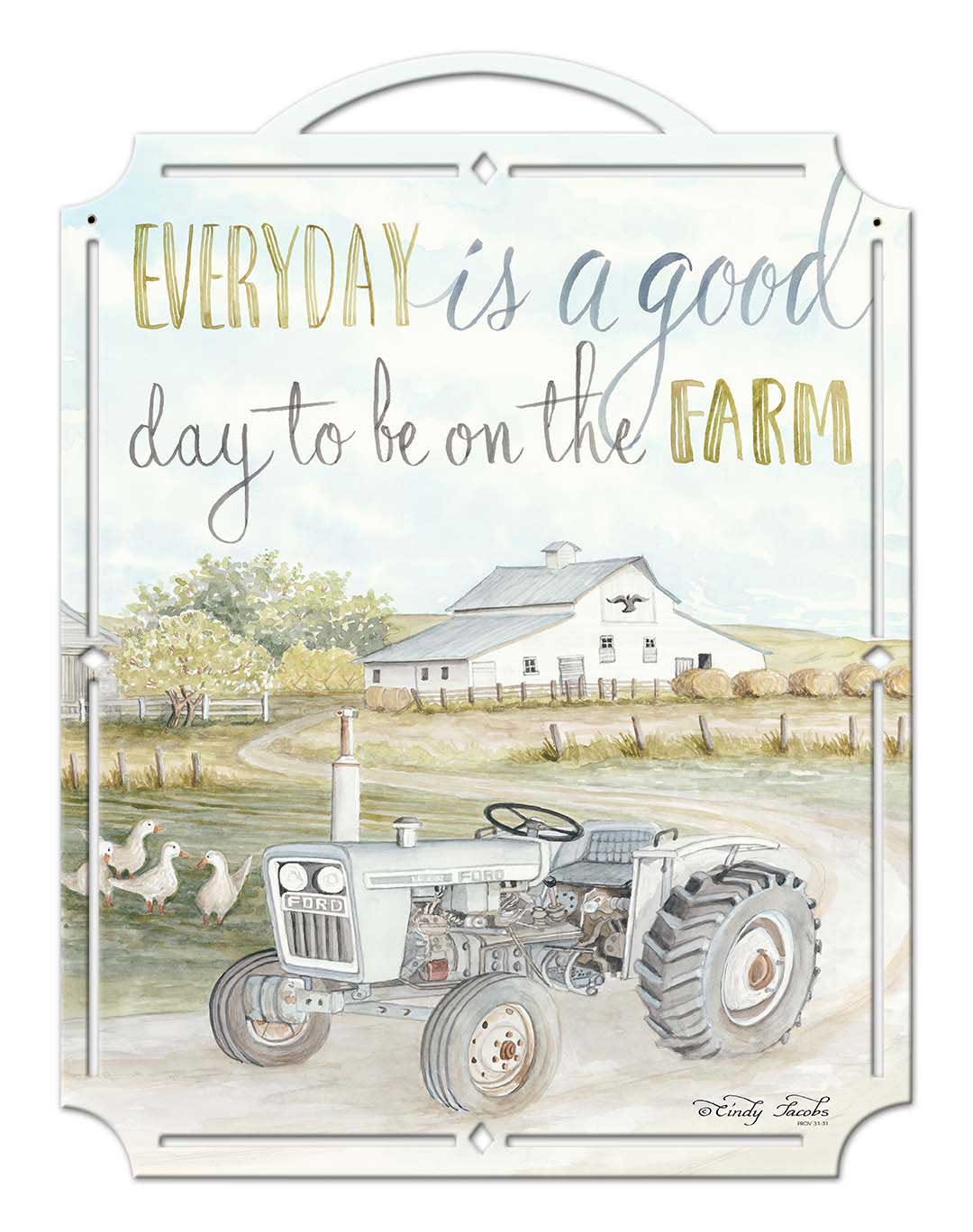 Tractor Everday Vintage Sign, Home & Garden, Metal Sign, Wall Art, 14 X 18 Inches