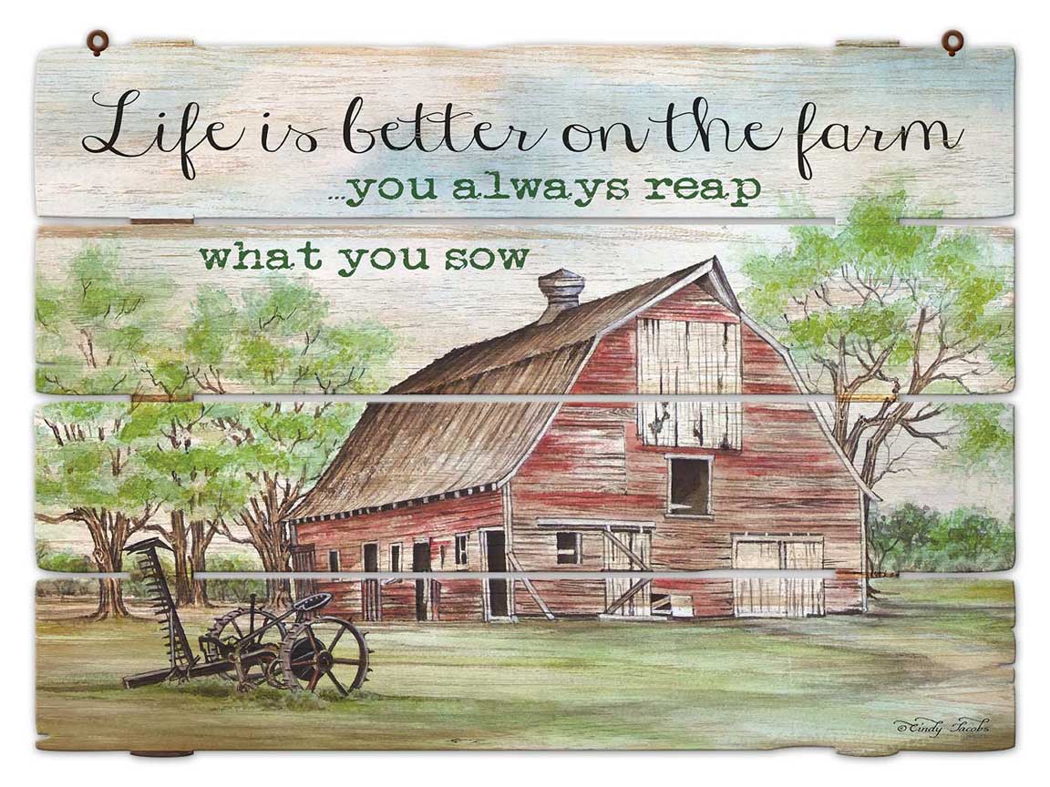 Barn Siycle Life Is Better Vintage Sign, Home & Garden, Metal Sign, Wall Art, 25 X 20 Inches