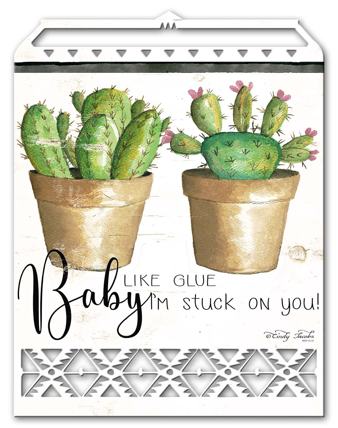 Succulent Pot Like Glue RT Vintage Sign, Home & Garden, Metal Sign, Wall Art, 14 X 18 Inches