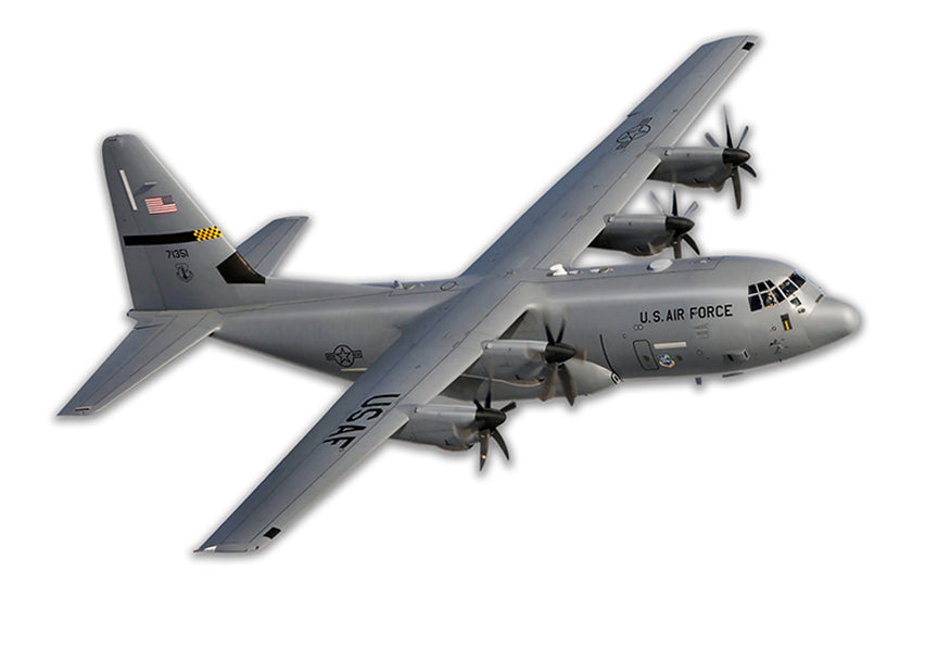 C-130 Hercules Vintage Sign, Automotive, Metal Sign, Wall Art, 18 X 12 Inches