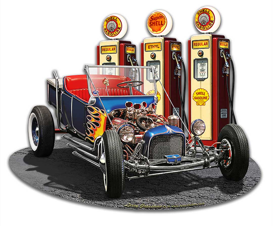 1922 Kookie T Vintage Sign, Automotive, Metal Sign, Wall Art, 18 X 15 Inches