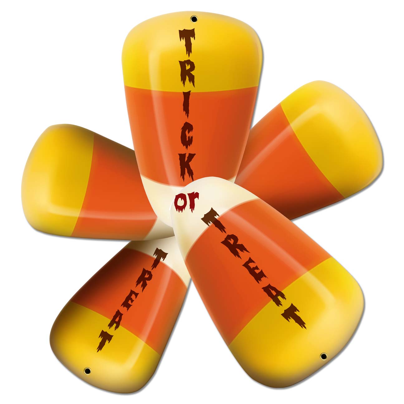 Trick Or Treat Candycorn Vintage Sign, Halloween, Metal Sign, Wall Art, 16 X 17 Inches