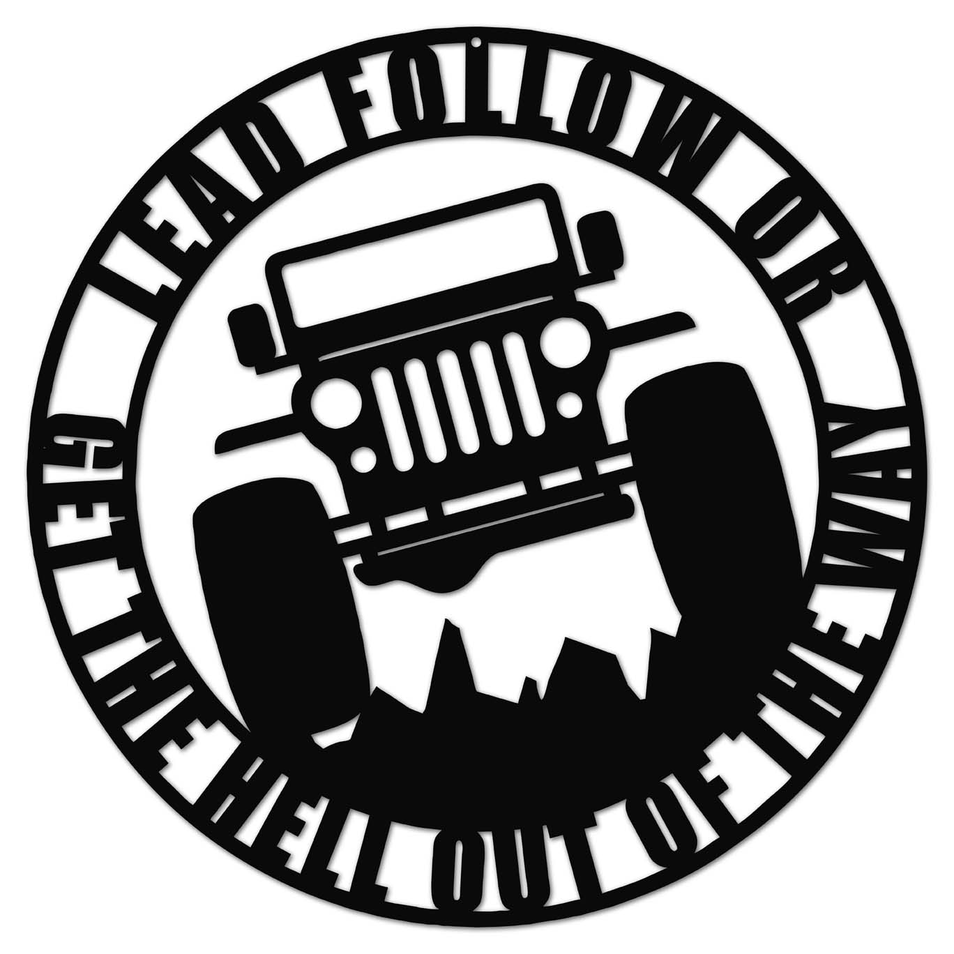Willys 4x4 Vintage Sign, Other, Metal Sign, Wall Art, 24 X 24 Inches