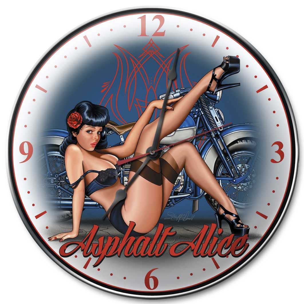 Asphalt Alice, Other, Metal Sign, Wall Art, 14 X 14 Inches