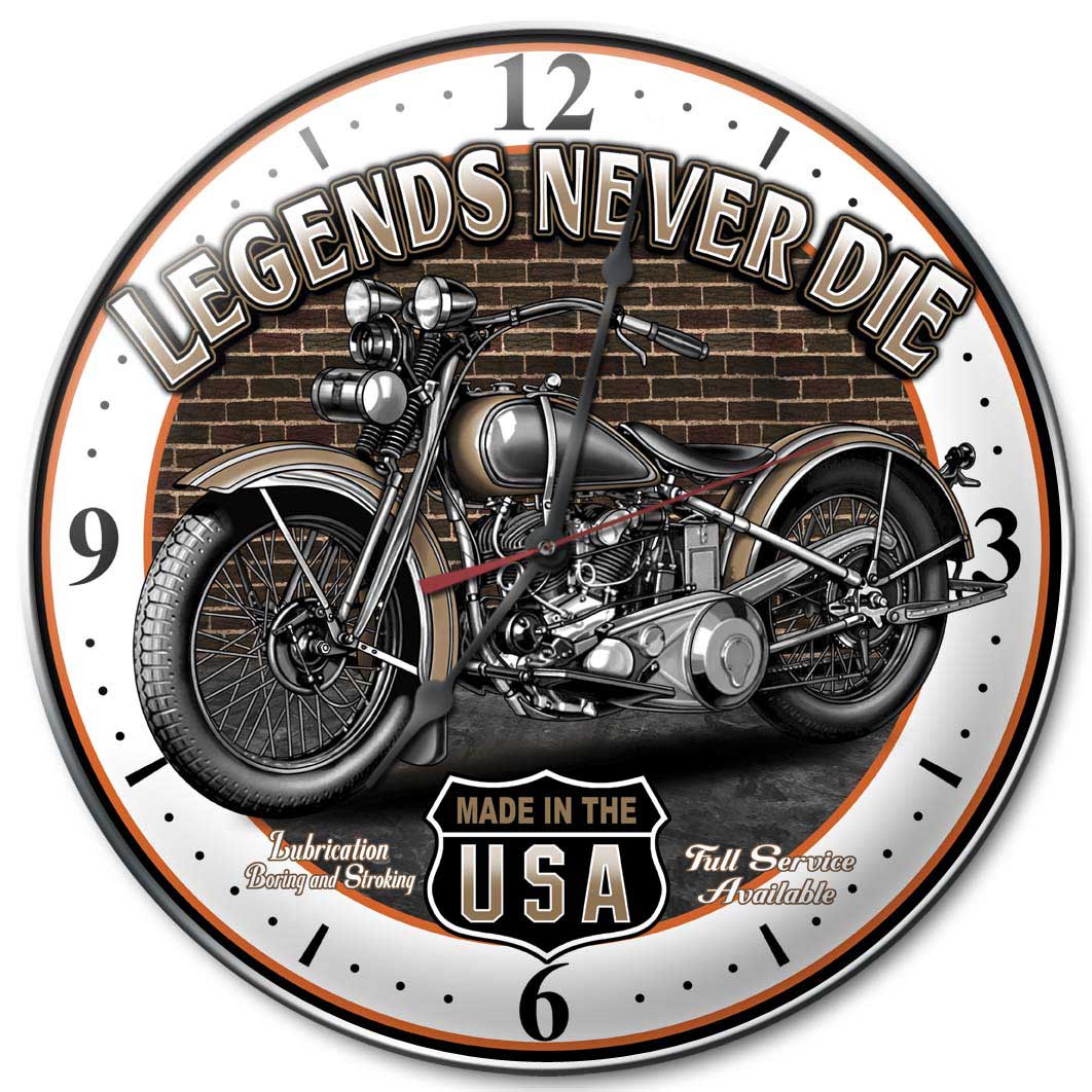 Legends Never Die, Other, Metal Sign, Wall Art, 14 X 14 Inches