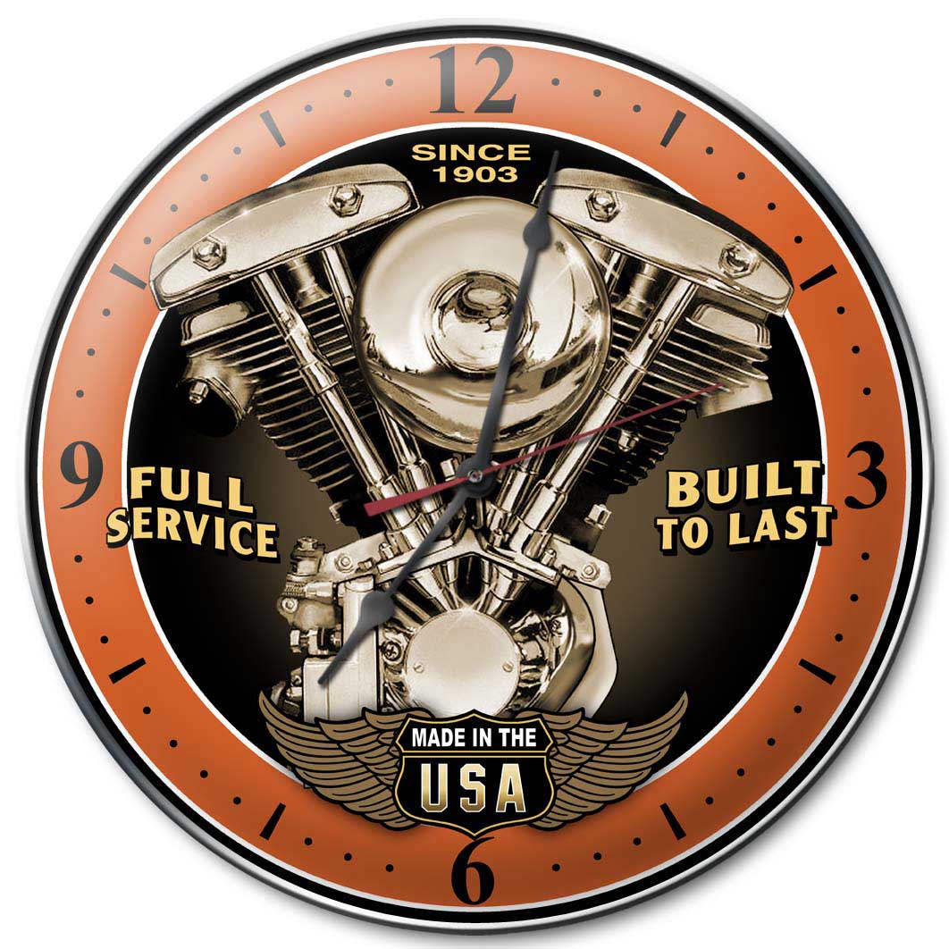 Motor Shovel, Other, Metal Sign, Wall Art, 14 X 14 Inches