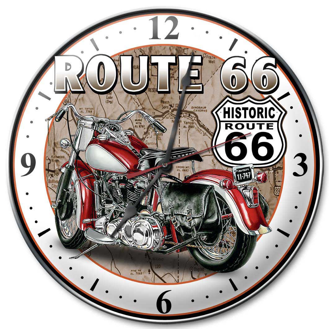 Route 66, Street Signs, Metal Sign, Wall Art, 14 X 14 Inches