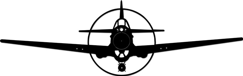 P40 Warhawk Vintage Sign, Aviation, Metal Sign, Wall Art, 40 X 13 Inches