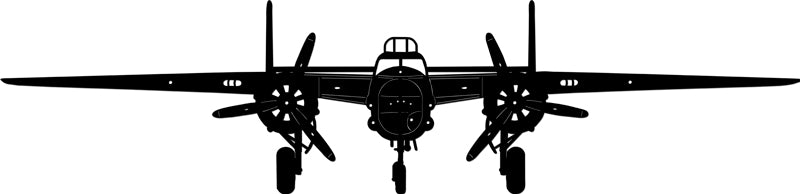 B25 Mitchell Vintage Sign, Aviation, Metal Sign, Wall Art, 47 X 10 Inches