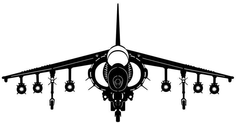 The Harrier Plane Vintage Sign, Aviation, Metal Sign, Wall Art, 40 X 20 Inches