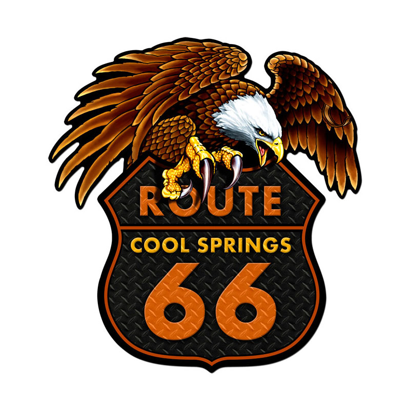 Cool Springs Vintage Sign, Other, Metal Sign, Wall Art, 16 X 18 Inches