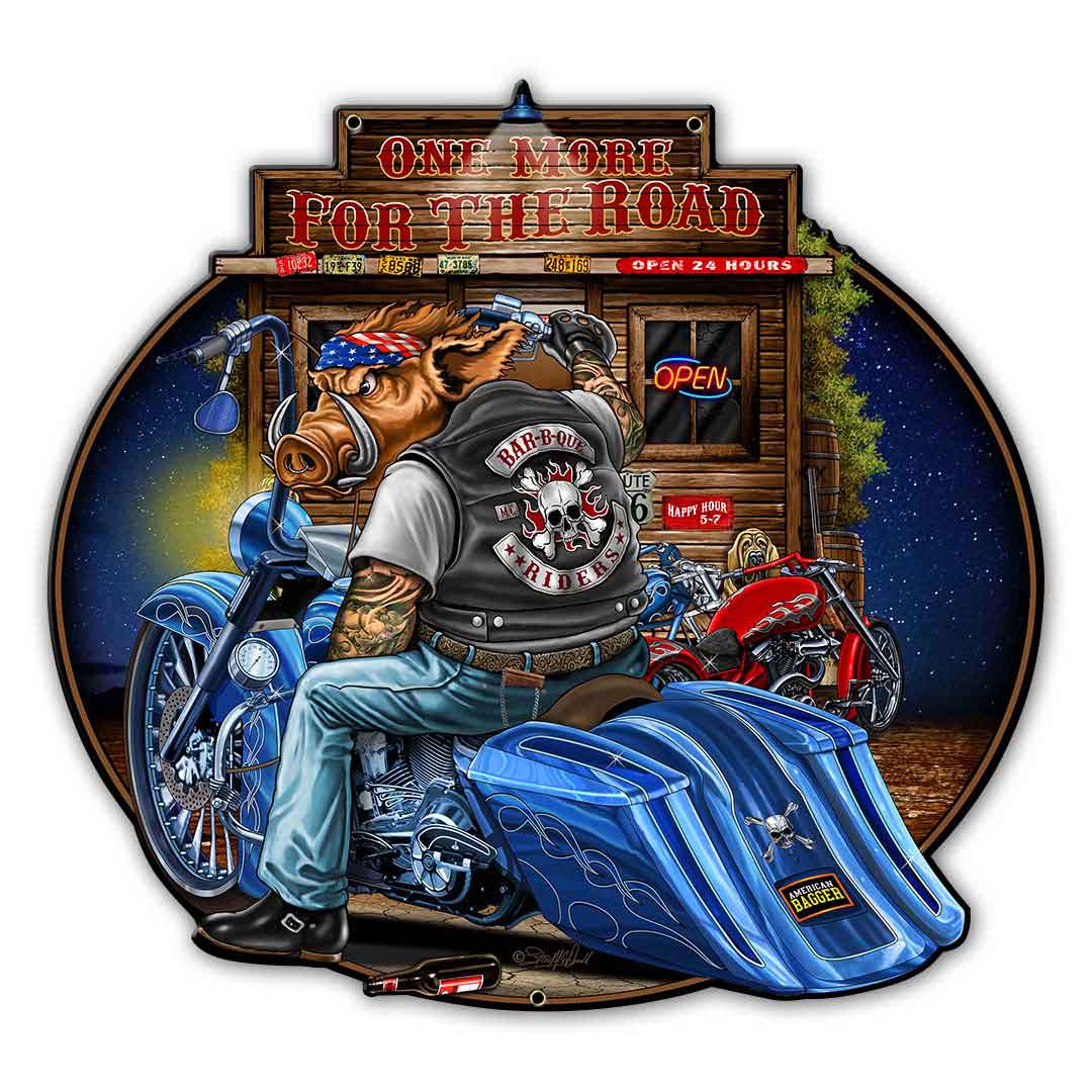 BAGGER, New Products, Metal Sign, Wall Art, 14 X 13 Inches