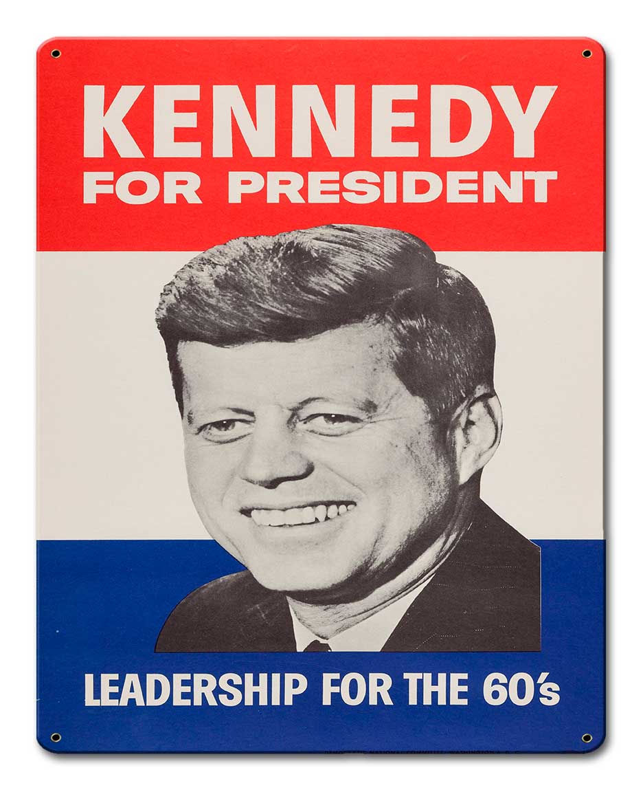 Kennedy For President Leadership 12 x 15 Satin