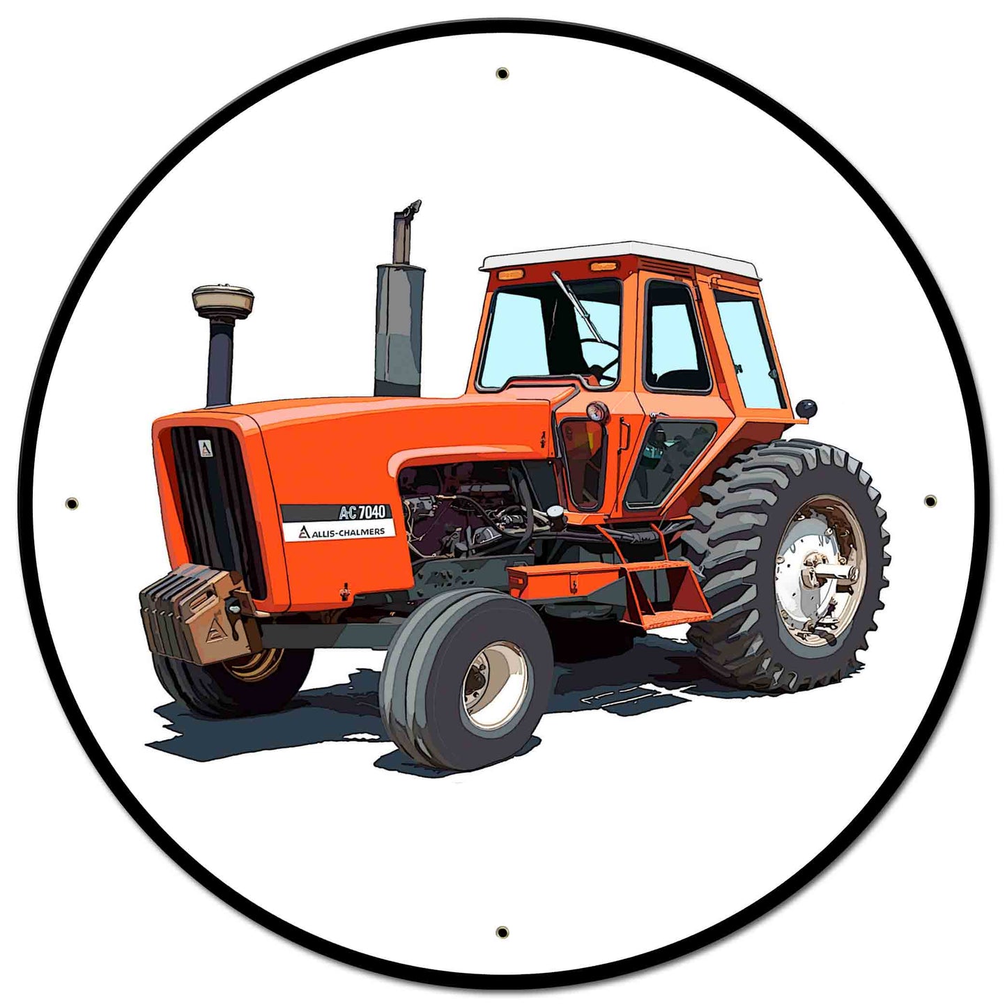 Allis Chalmers 7040 28 X 28 vintage metal sign