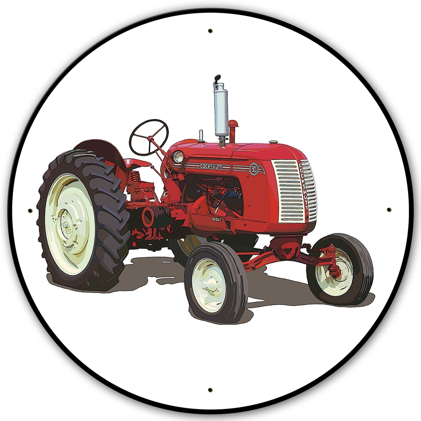 Cockshutt Model 30 Tractor 28 X 28 vintage metal sign