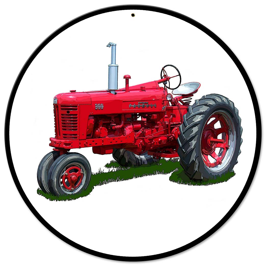 Farmall 300 14 X 14 vintage metal sign