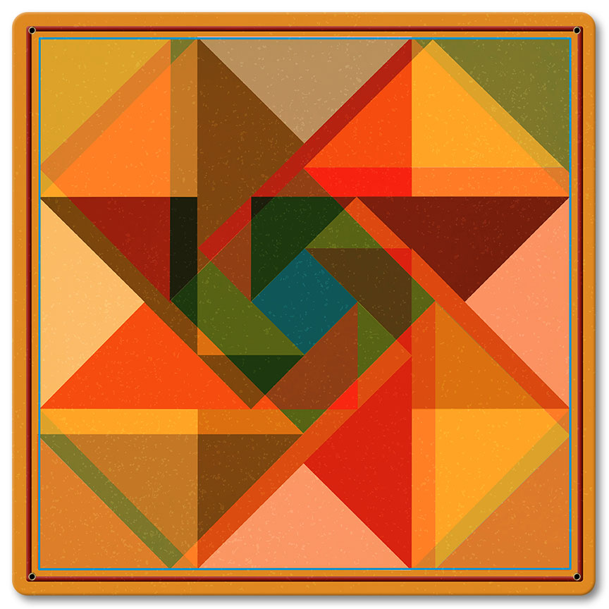 Triangle Quilt Overlay