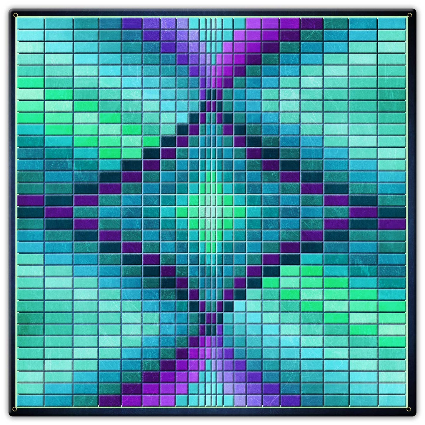 AQP684 - WAVE QUILT BLUE