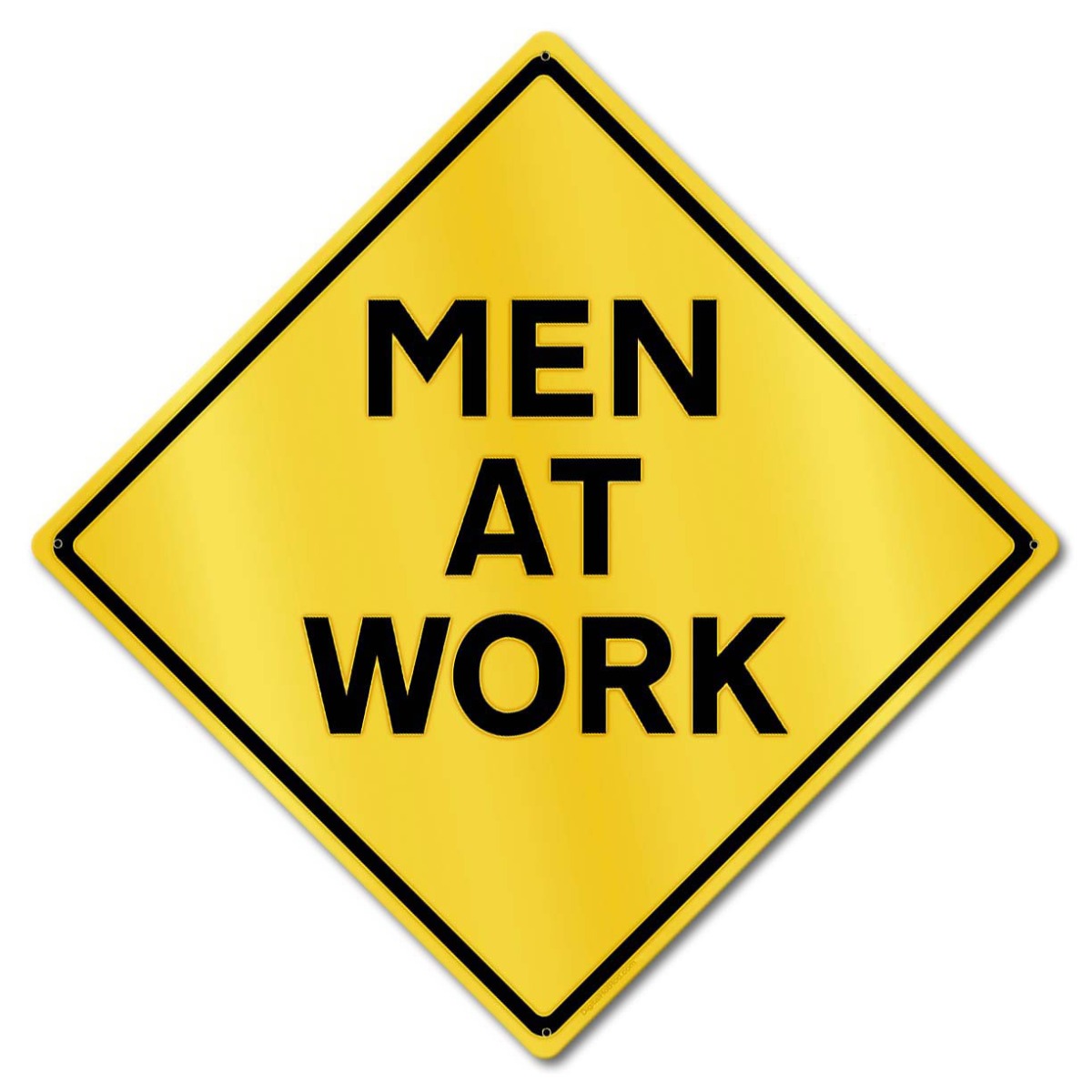 Men AT Work Caution