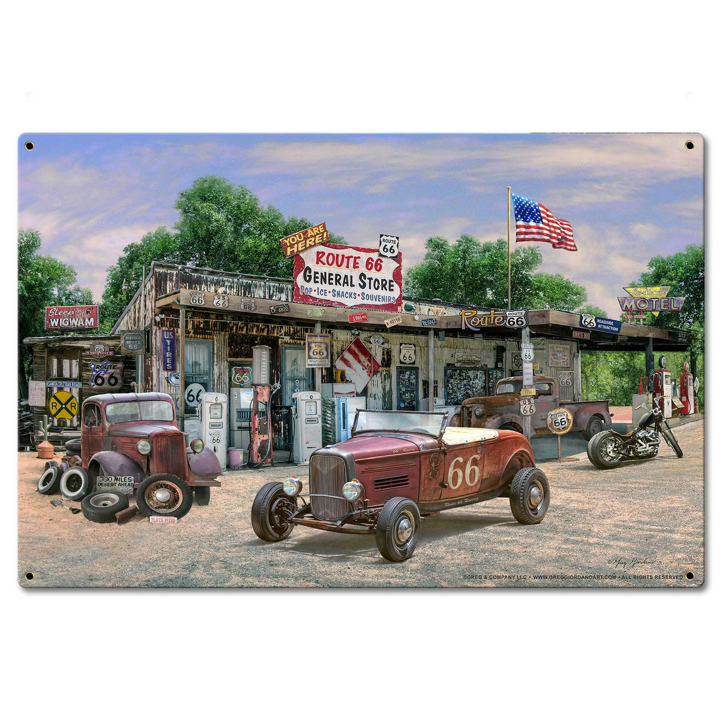 General Store 24 X 16 vintage metal sign