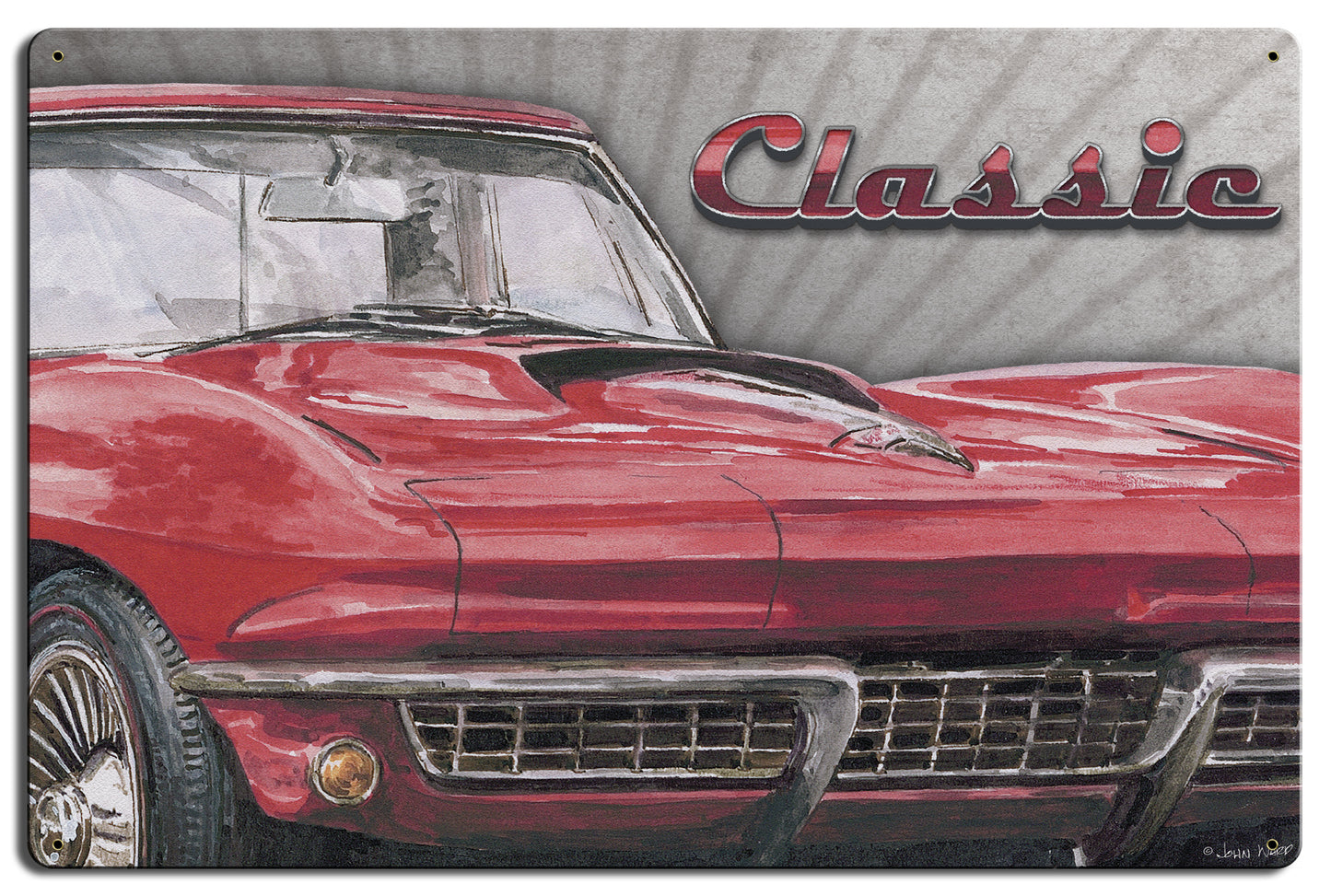 Classic Car Vintage Sign