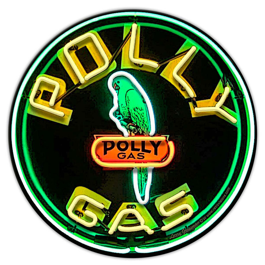 Polly Gas Sign