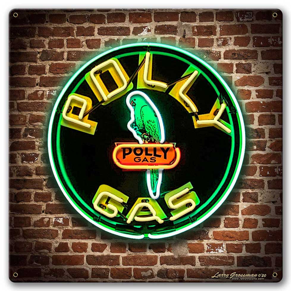Polly Gas Sign