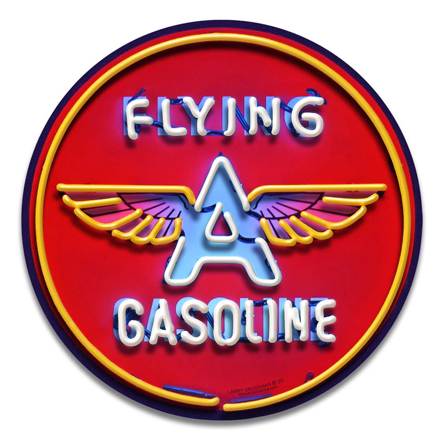 Flying A Sign