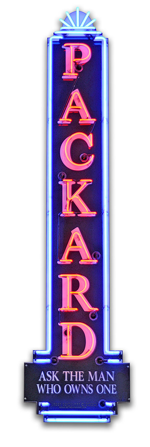 1930s Packard Sign