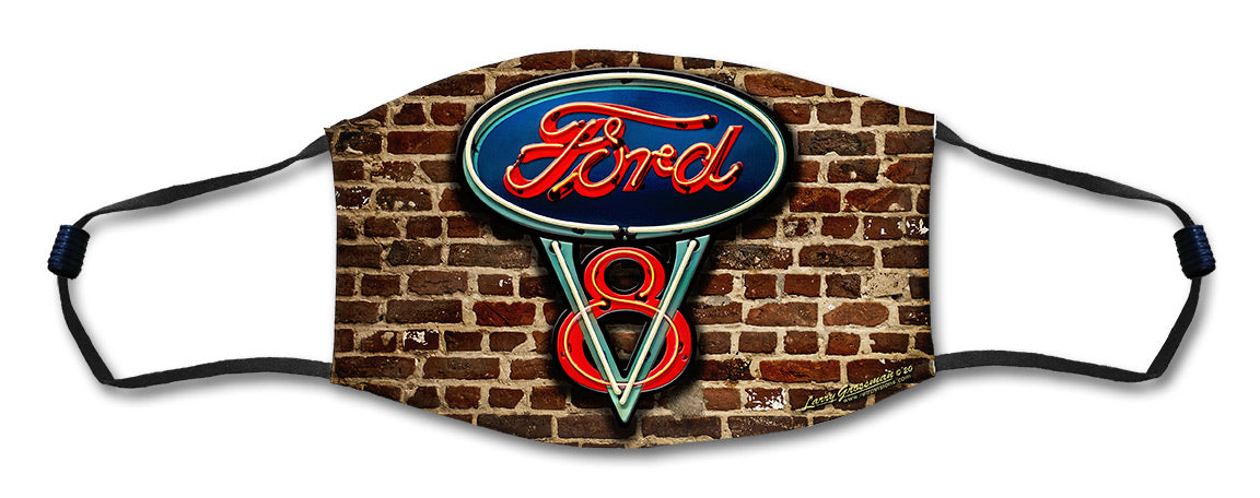 Ford V-8 Face Mask