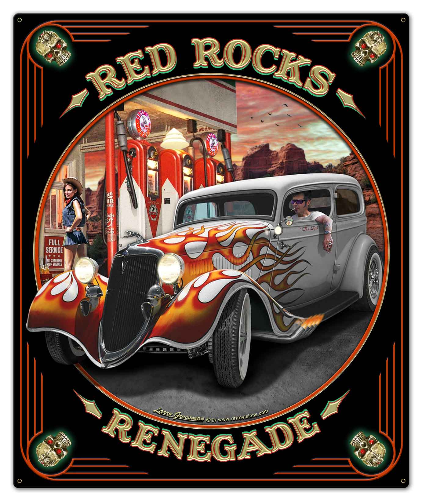 Red Rocks Renegade 30 x 36 Custom Shape