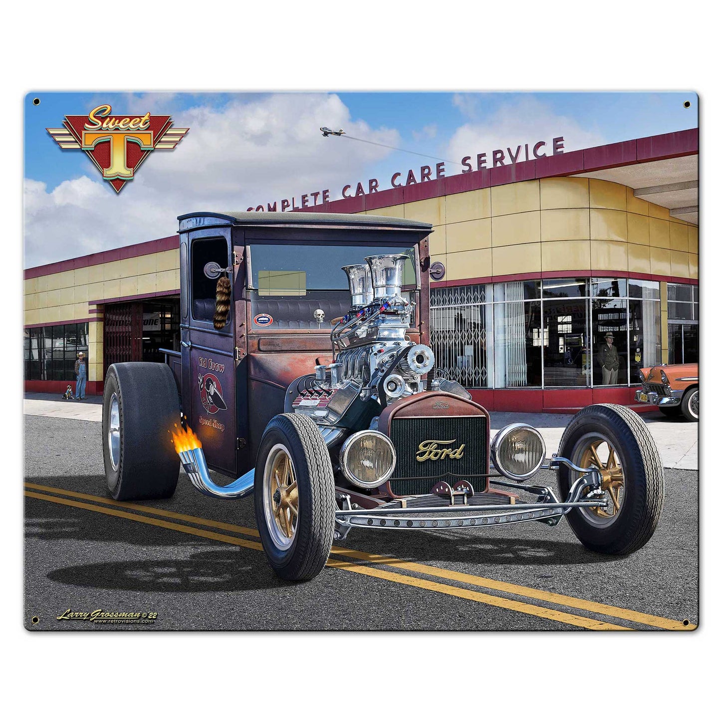 1926 T-Truck 30 X 24 vintage metal sign
