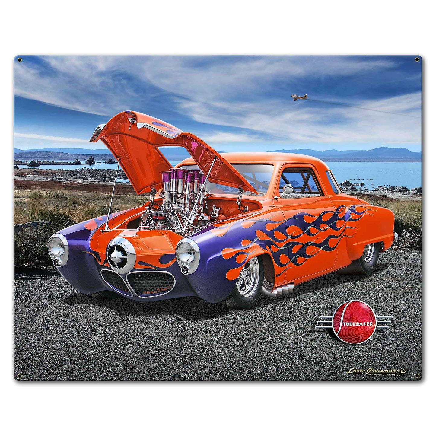 1950 Stude Gasser Metal Sign 30in X 24in