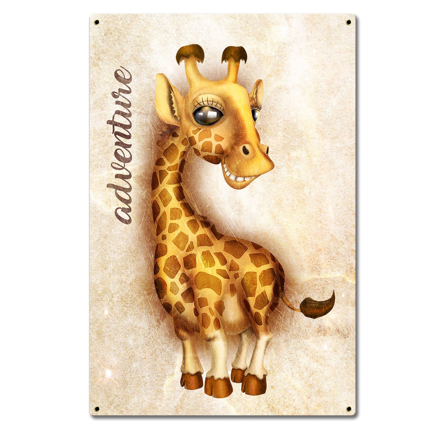 Adventure Giraffe 16 x 24 Satin