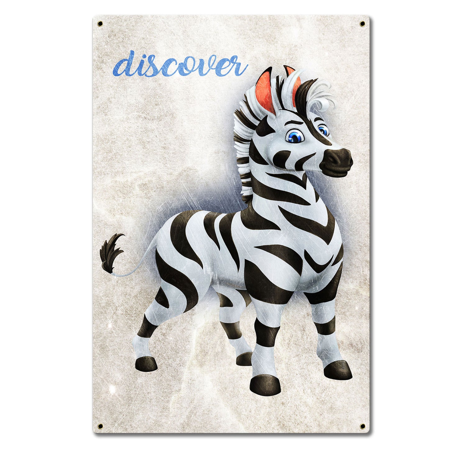 Discover Zebra 16 x 24 Satin