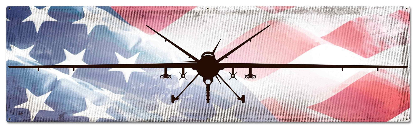 Planes MQ-9 Reaper American Flag