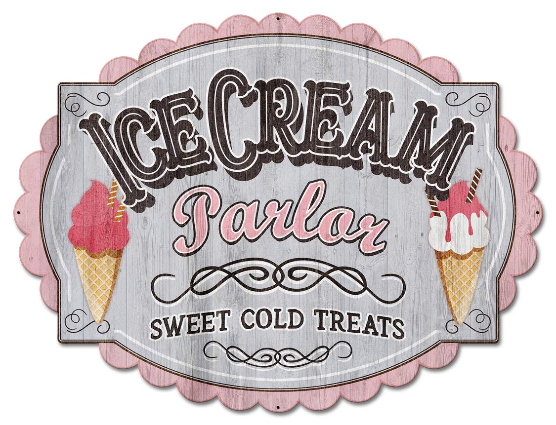 Ice Cream Parlor 30 x 23 Custom Shape