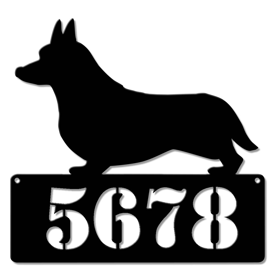 Corgi Address Sign - Personalized