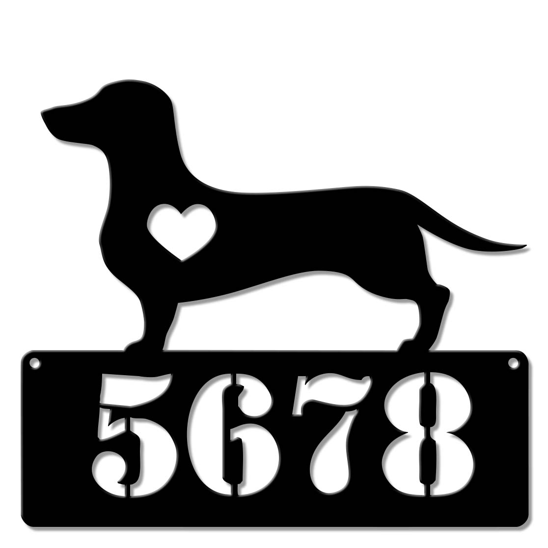 Dachshund Lover Address Sign - Personalized